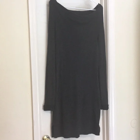 james perse jersey dress James Perse Ruched T-Shirt Dress